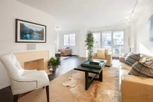 Home Staging in NYC Living Room After the Magic!