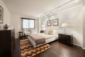 Master Bedroom home staging NYC